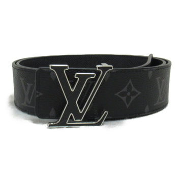 Louis Vuitton LOUIS VUITTON Belt LV Belt  PVC  Canvas Leather  Mens Black M0157