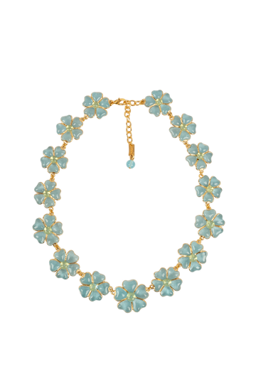 Collier en pâte de verre Augustine
