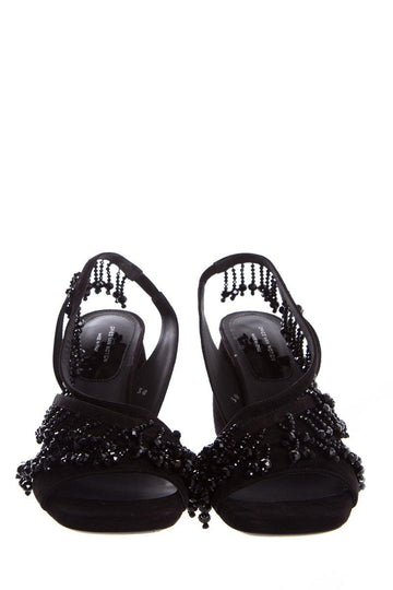 Dries Van Noten Black Sandals SZ 38 NWT