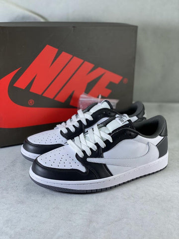 Custom Fragment x LV TS x Air Jordan 1 Low Reverse Mocha