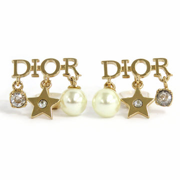 Dior Dior Revolutions Clipper Earring Metal Regin Pearl Crystal E1680DVORS Logo Star G  Jewelry Accessories