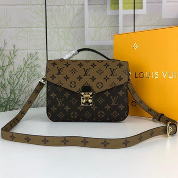 Makersluxe - Pochette Métis Monogram Bag Mix Brown