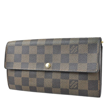 Louis Vuitton Porte Monnaie Cit  Canvas Wallet  ()