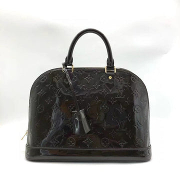 Louis Vuitton Alma GM Monogram Vernis Amarant Handbag M93595