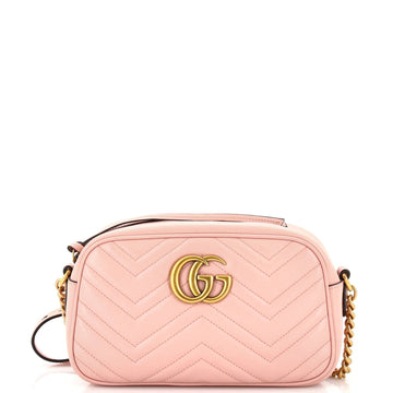 GG Marmont Shoulder Bag Matelasse Leather Small