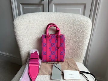 Gucci Pink Mini GG Tote Bag