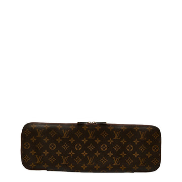 Louis Vuitton Monogram Etui 5 Cravat Cravat M47535 Brown PVC Leather Men Louis Vuitton