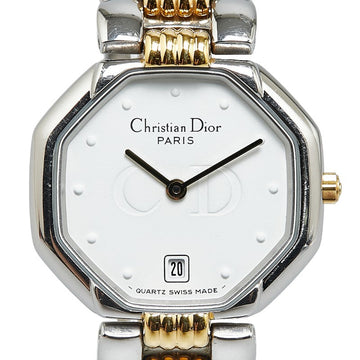 Dior Octagon  D48 203 Quartz White  s  Steel   Dior