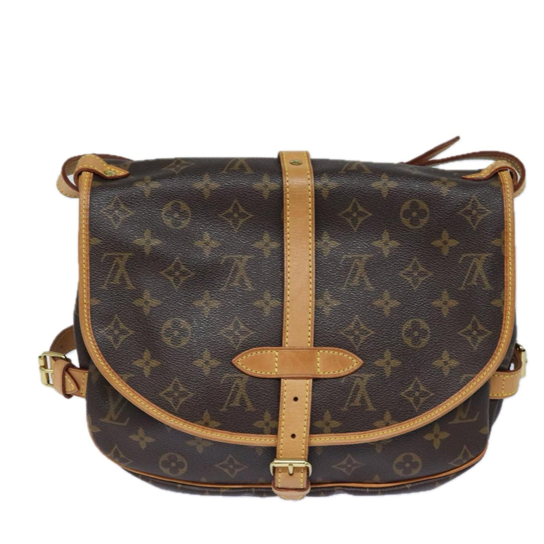 Louis Vuitton Saumur 30  Canvas Shoulder Bag ()
