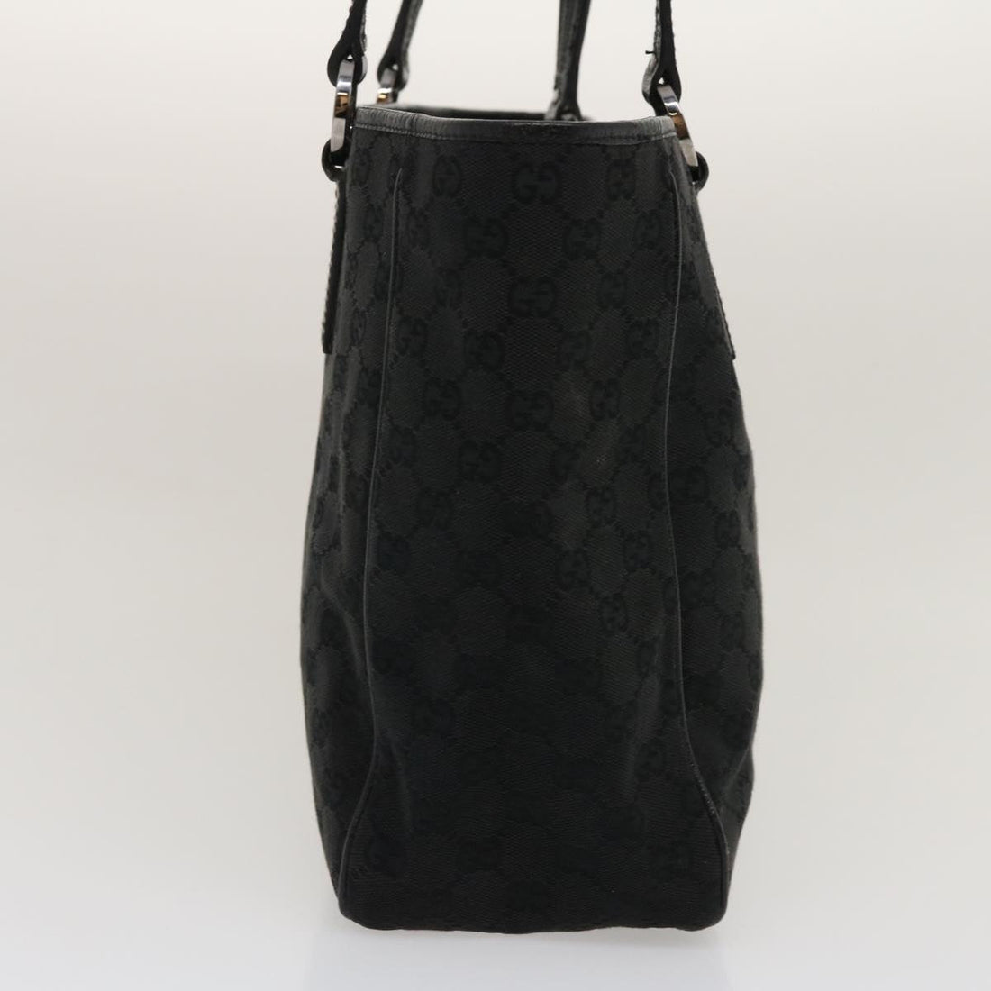 GUCCI GG Canvas Shoulder Bag Black 29778