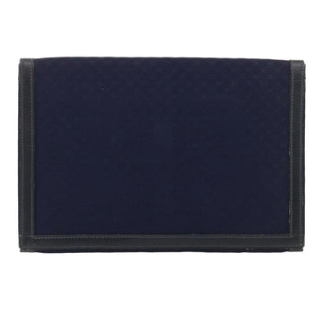 GUCCI Micro GG Canvas Clutch Bag Navy 29798
