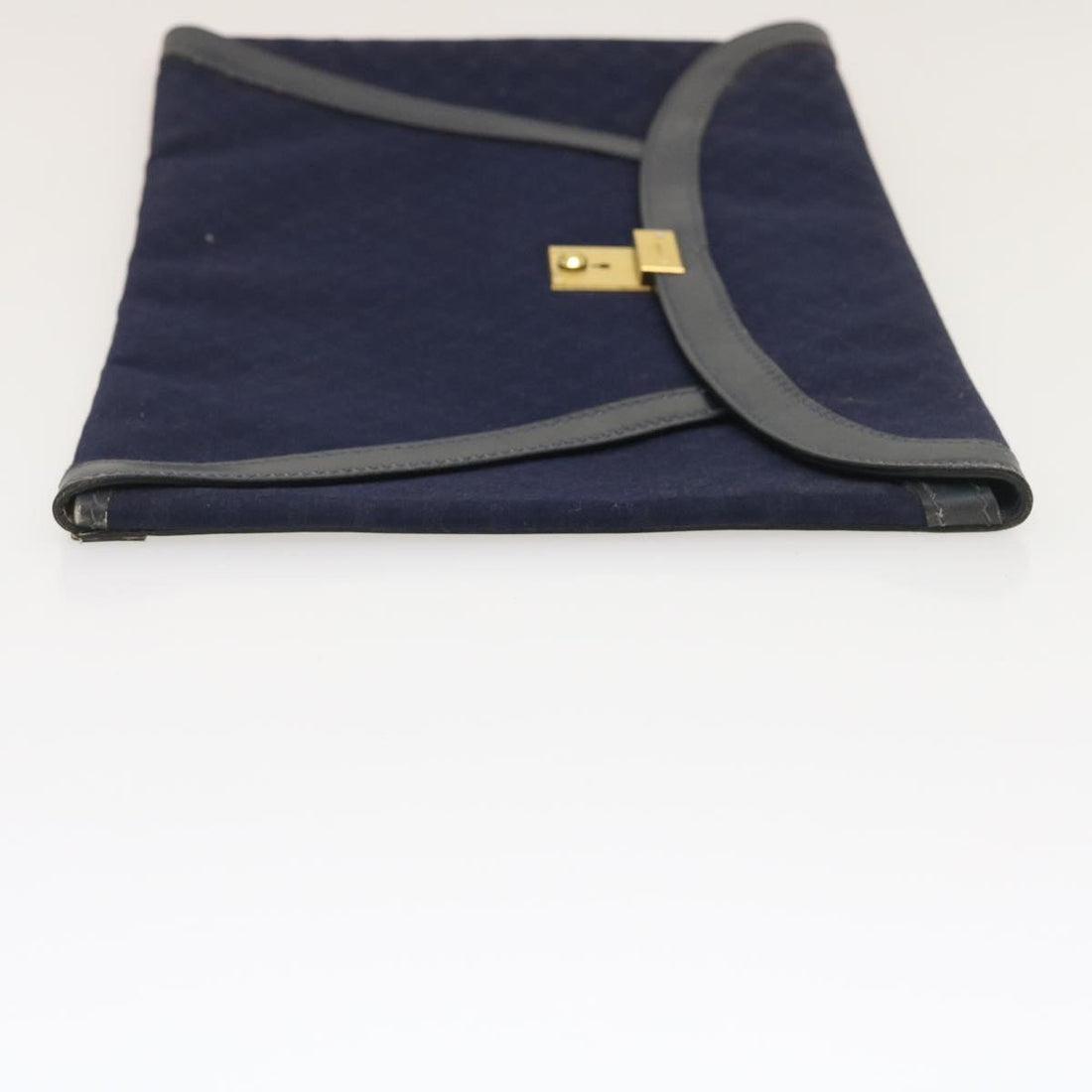 GUCCI Micro GG Canvas Clutch Bag Navy 29798