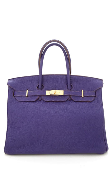 Hermès Ultra Violet 35CM Birkin in Togo Leather- With Key