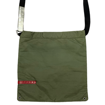 Prada Sport Side Bag In Khaki Green