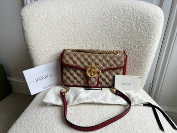 Gucci GG Beige Marmont Small Shoulder Bag (RRP £1,570)
