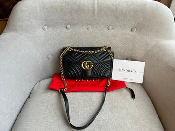 Gucci GG Black Marmont Small Shoulder Bag (RRP £1800)