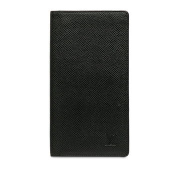 Black Louis Vuitton Taiga Brazza Wallet