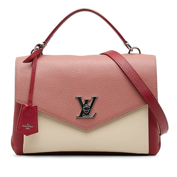 Pink Louis Vuitton MyLockMe Handle Bag Satchel