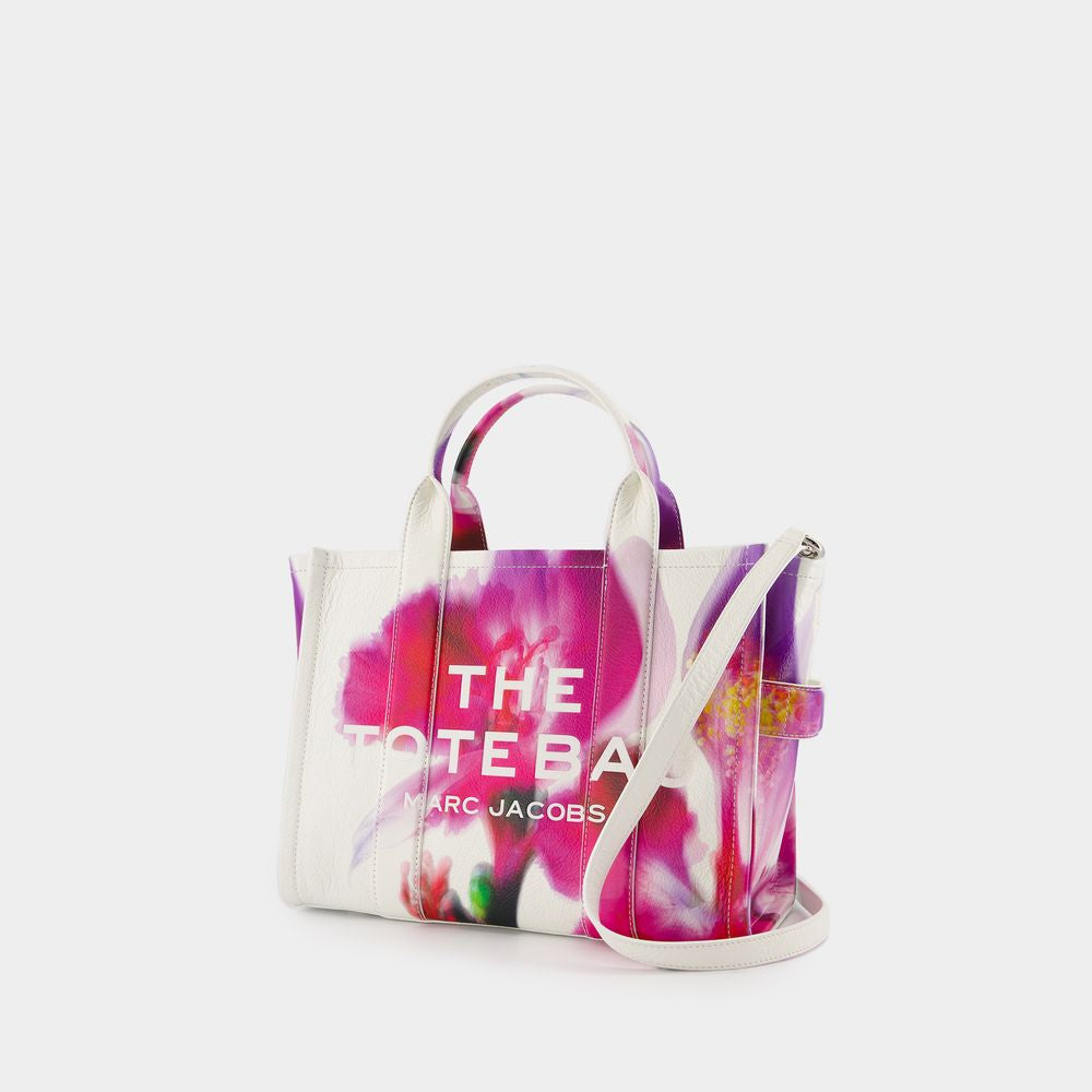 The Future Floral Leather Medium Tote Bag