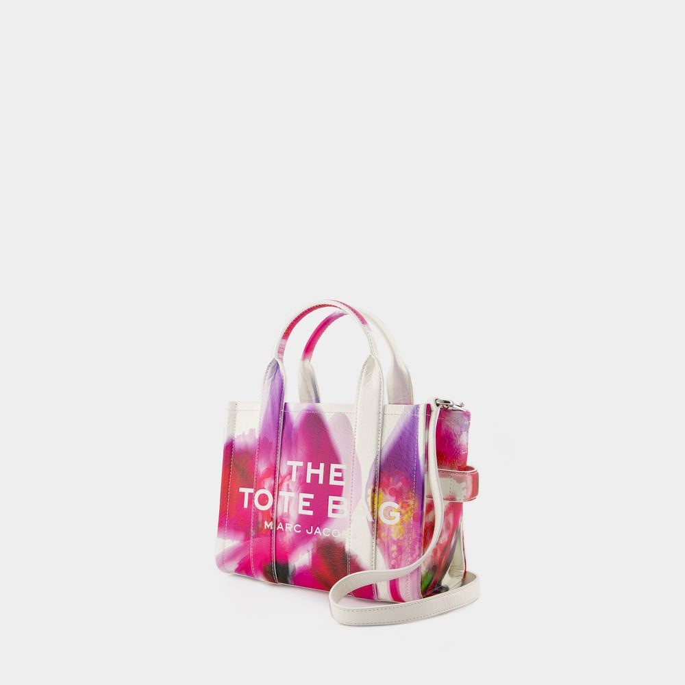 The Future Floral Leather Small Tote Bag