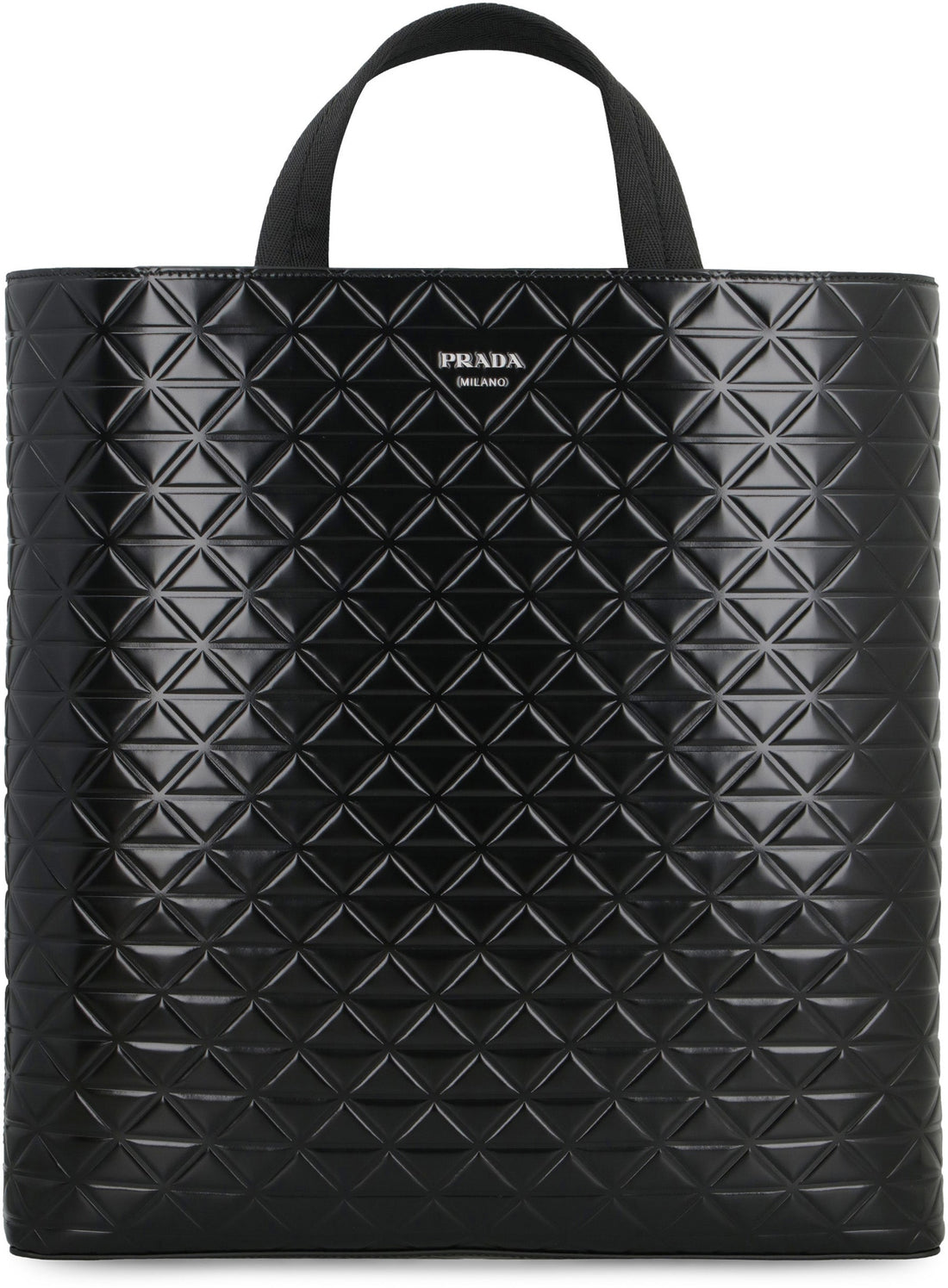 PRADA Smooth Leather Tote Bag - Size 36x38x6 cm
