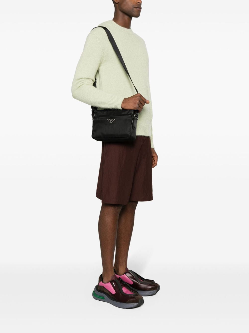 PRADA Recycled Mini Shoulder Handbag (23cm x 16cm x 7cm)