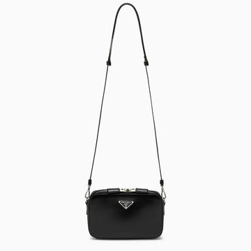 PRADA Mini Brushed Leather Shoulder Bag