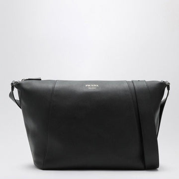 PRADA Leather Shoulder Handbag with Adjustable Strap