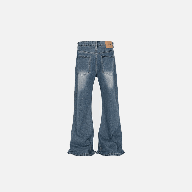 Retro Flare Blue Jeans