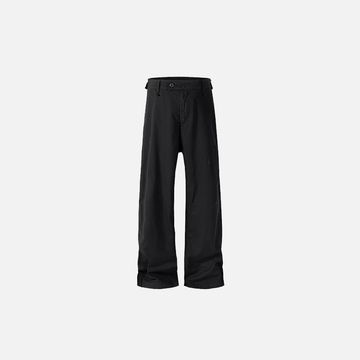 Baggy Black Straight Pants