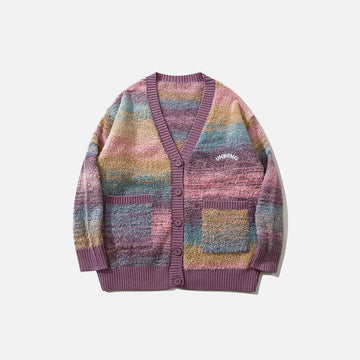 Loose Long Sleeve Knitted Cardigan