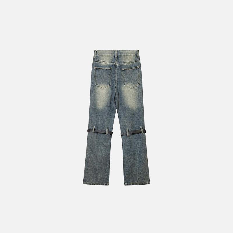 Detachable Versatile Denim Pants