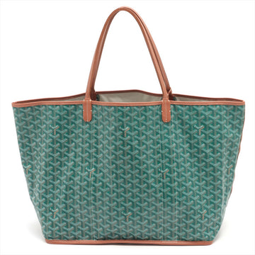 Goyard Goyardine Pertuis GM Reversible Tote Bag Green x Brown