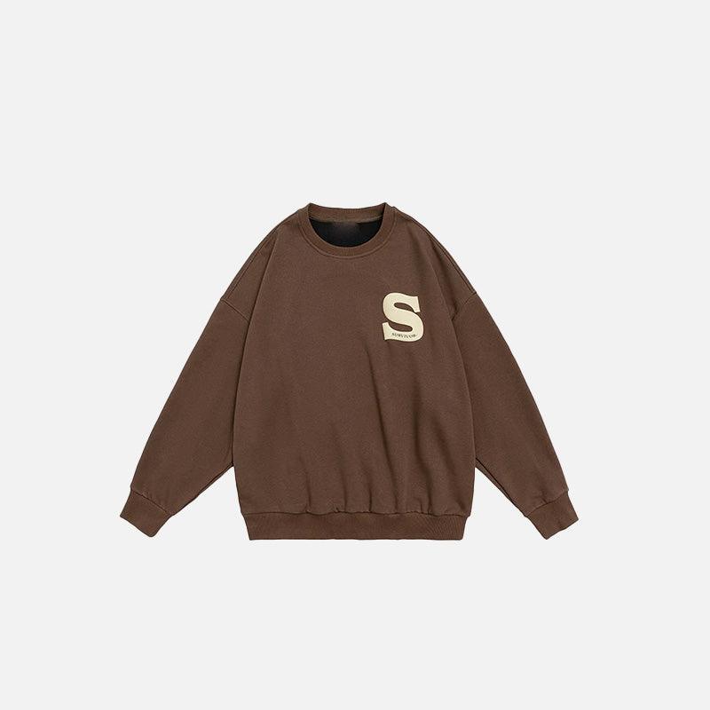 S Foaming Print Sweatshirt