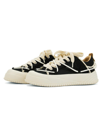 Makersluxe Canvas Paper Plane Street Rap Sneakers - 2155