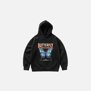 Butterfly Print Hoodie