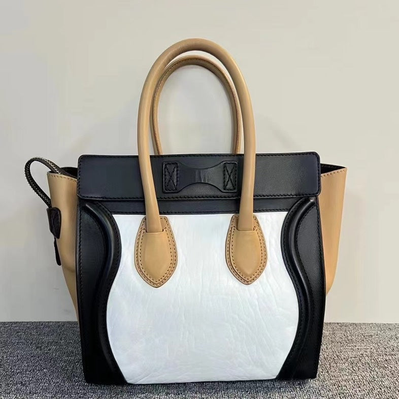 Celine Leather Micro Luggage Tote Bag