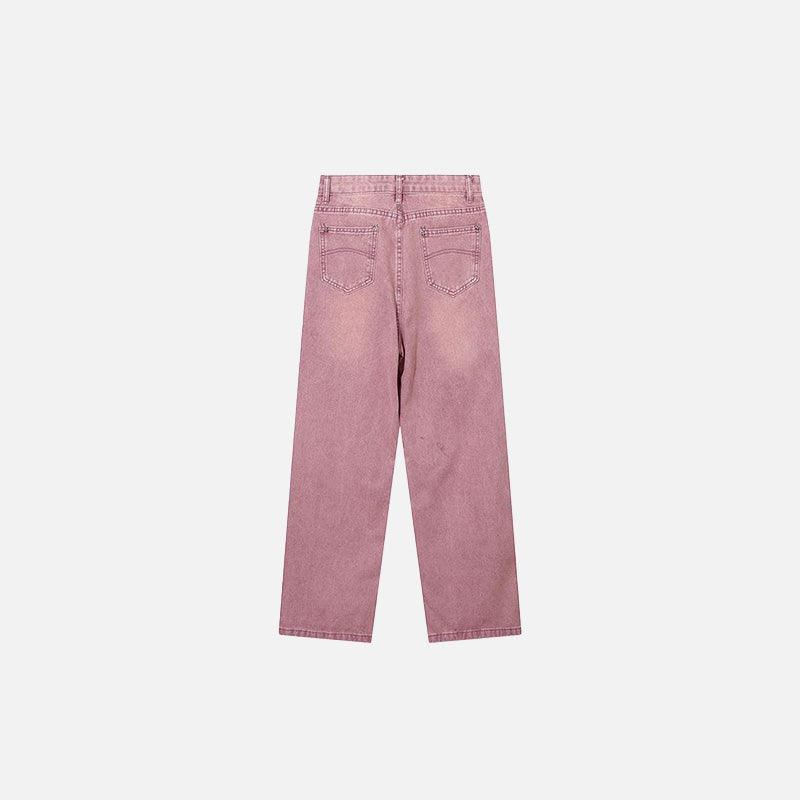 Wide-leg Baggy Splash Glitter Jeans