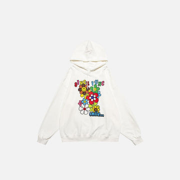 Flower Season Loose Hoodie