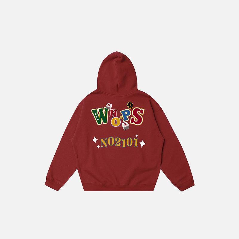 Oversized Loose Sports Hoodie