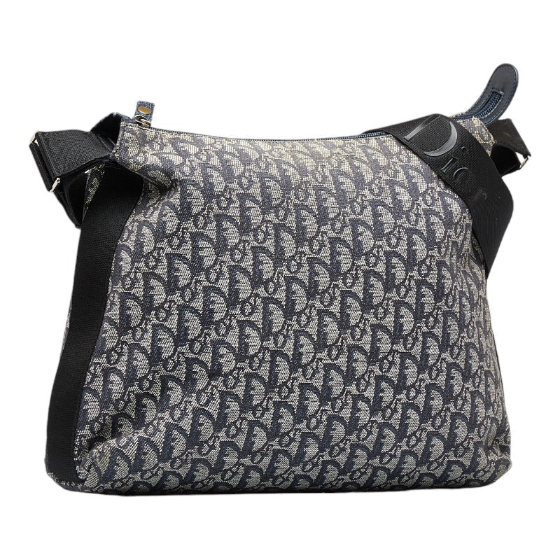 Dior Trotter Sloping Shoulder Bag Navi Canvas Leather Ladies Dior [Handy] Nagoya