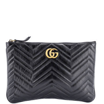 GG Marmont Pouch Matelasse Leather