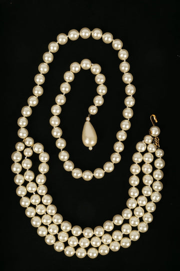 Ceinture de perles nacrées Chanel 1993