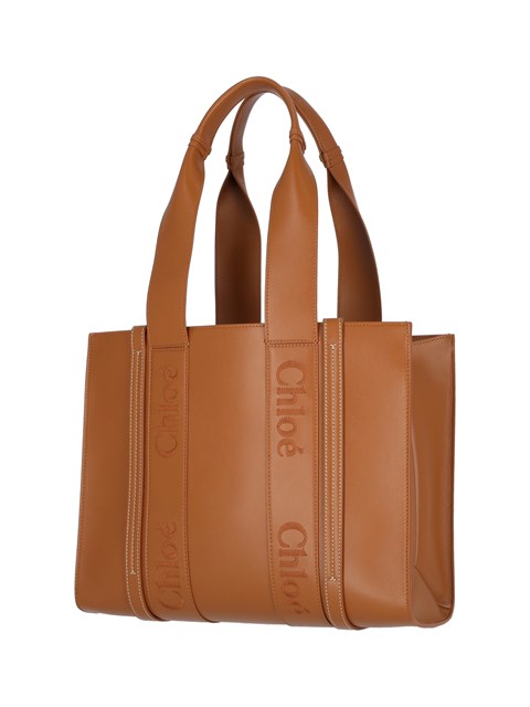 Chloé Women Woody' Medium Tote Bag