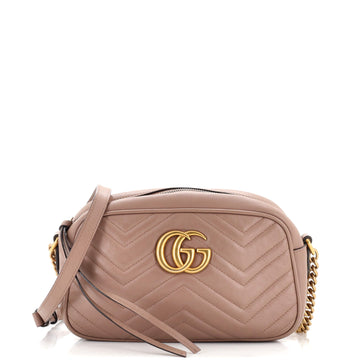 GG Marmont Shoulder Bag Matelasse Leather Small
