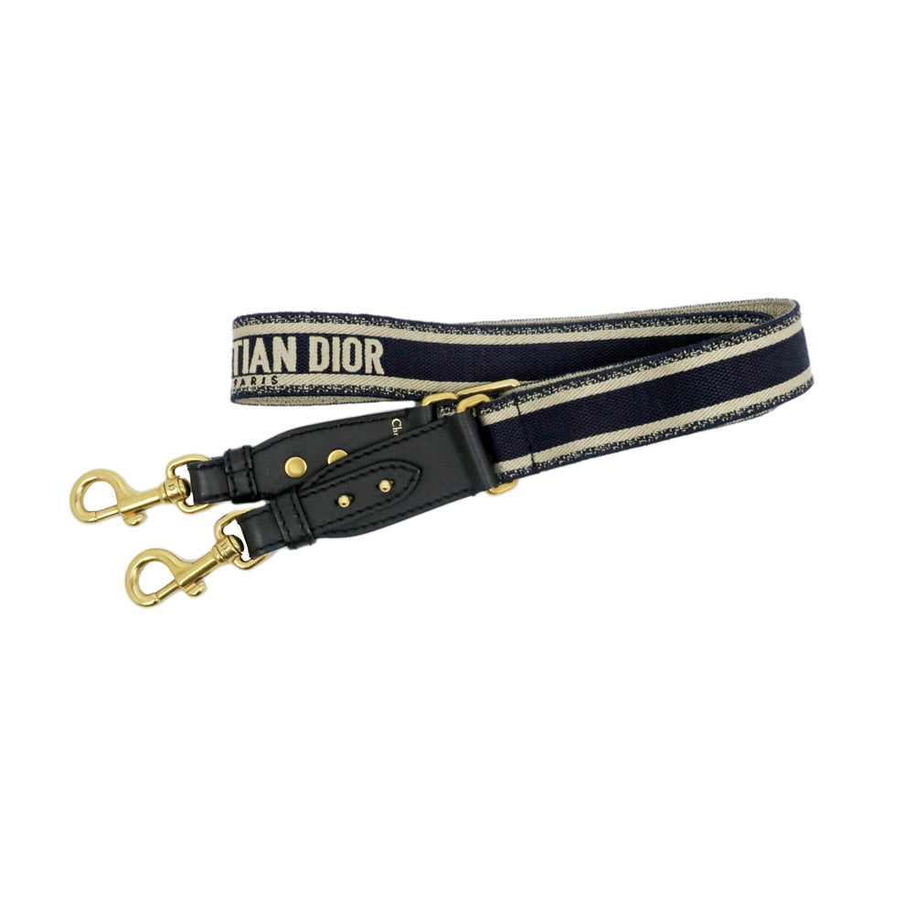 CHRISTIAN DIOR Dior Logo Shoulder Strap Bag Black Black Black G Gold  Mini Wade