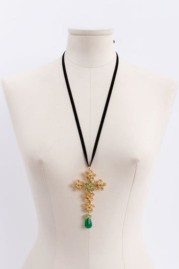 Collier croix Augustine