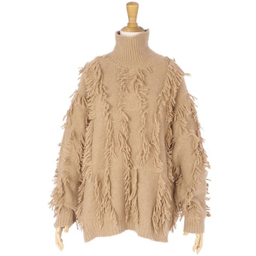 CHRISTIAN DIOR Nitted SWEATER PLUOVER FRINGE WALL CASIMIA TOPS LADYS Italian I42 (L equivalent) BRUNN NIT