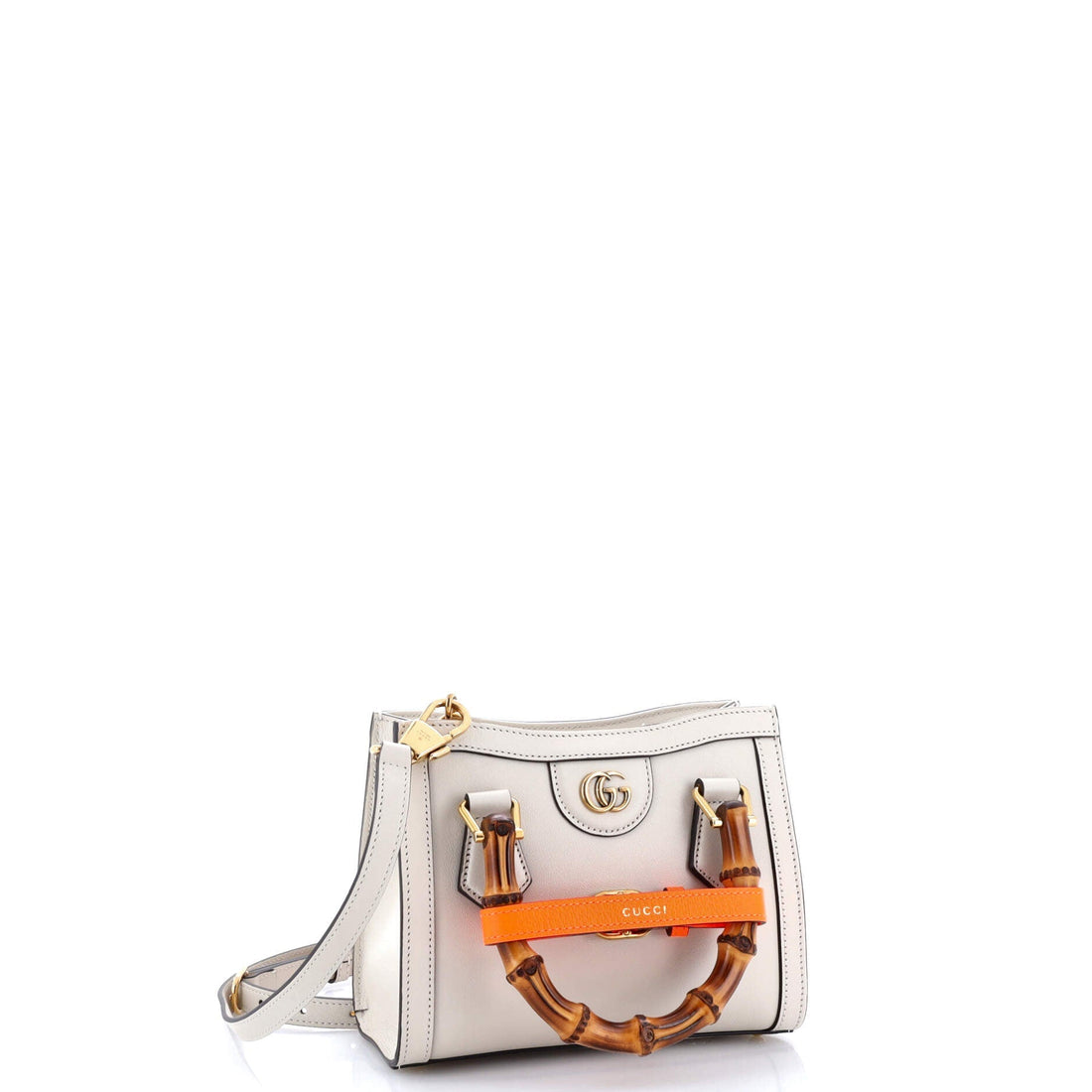 Diana NM Bamboo Handle Tote Leather Mini