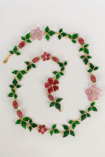 Collier fleurs Augustine